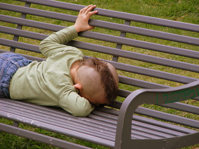 child mohawk bench