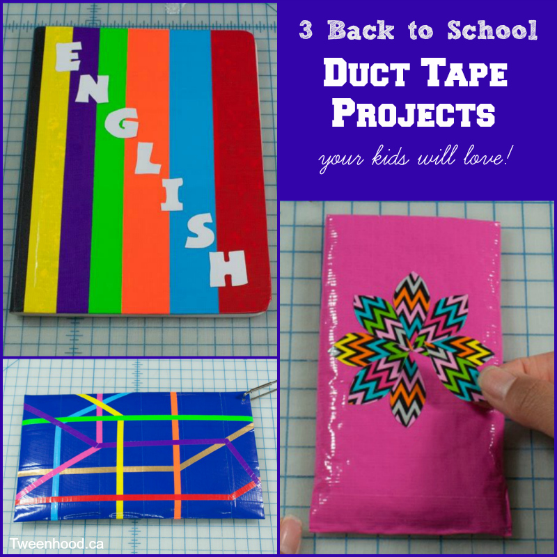 BTSDuctTapeProjects DIY Duct Tape Projects for Back to School