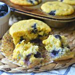 Toddler Meal: Blueberry and Zucchini Cornbread Muffins
