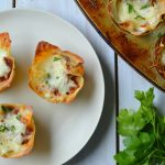 Toddler Meal: Lasagna Wonton Cups