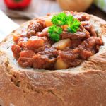 Pumpkin Chili in a Bread Bowl