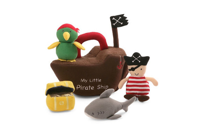 Gund Pirate Ship Plush Playset