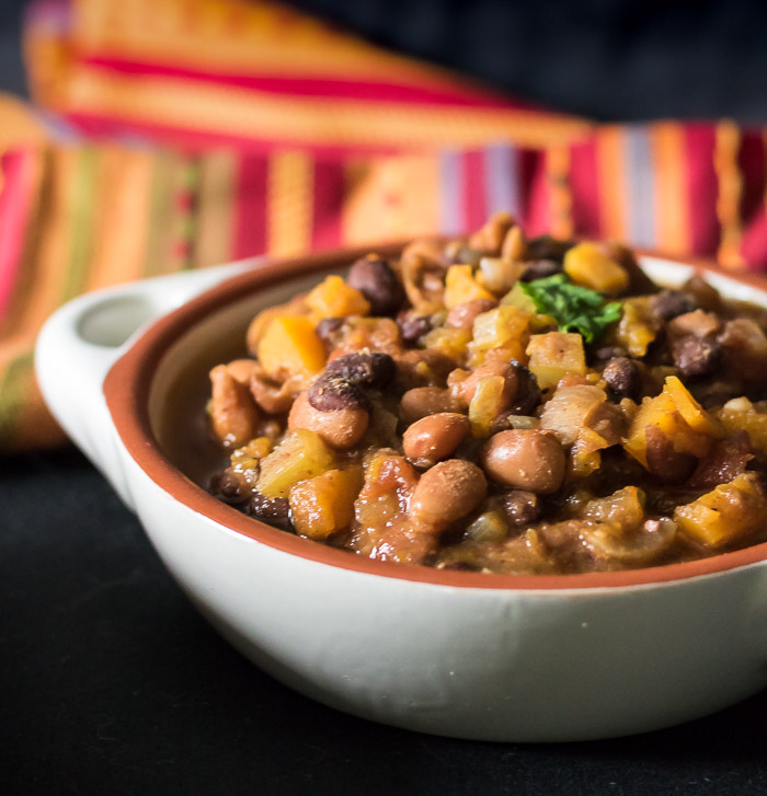 Vegan Butternut Chili for the Slow-cooker