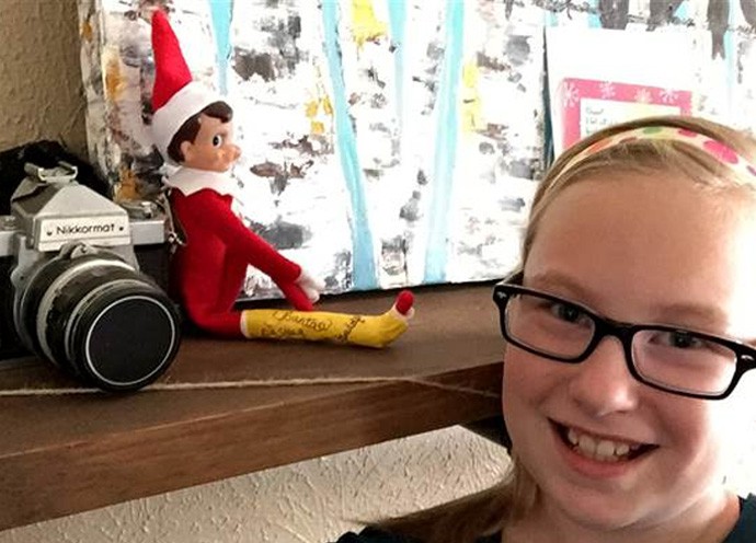 elf on the shelf broken leg