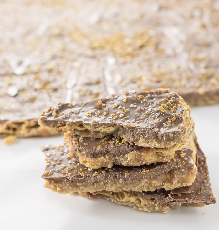 Chocolate Saltine Toffee