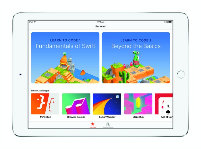 learntocodeappleswiftplaygrounds Anyone can code with Apple's Swift Playgrounds for iPads