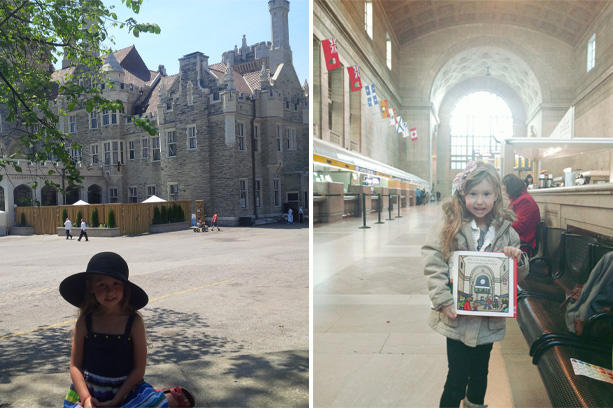 T is for the turrets of Casa Loma, U is for Union Station 