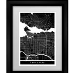 Minimalist Map of Vancouver