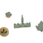 Copper Parliament Pin