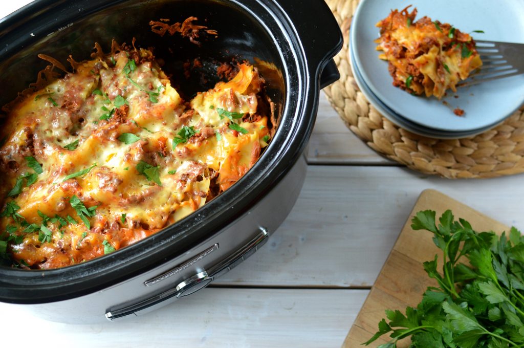 Slow Cooker Meaty Lasagna