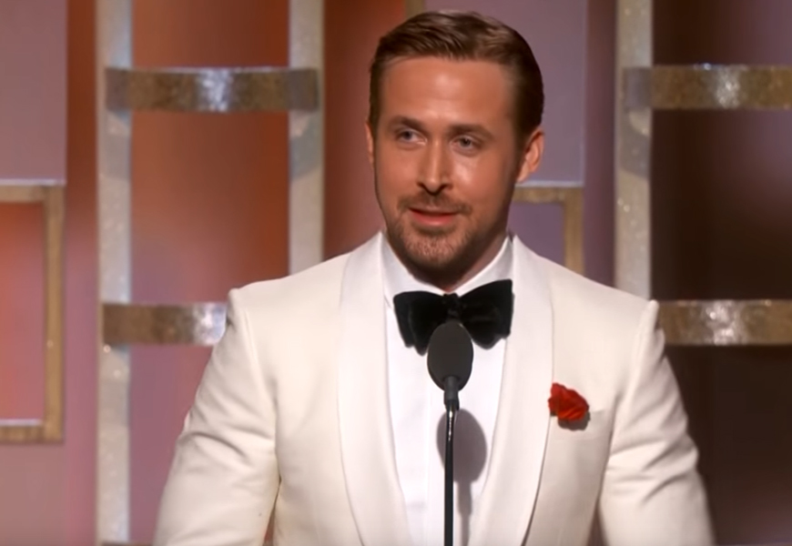 ryan gosling golden globes