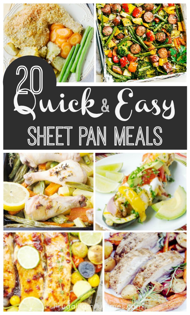 20 quick and easy sheet pan meal recipes