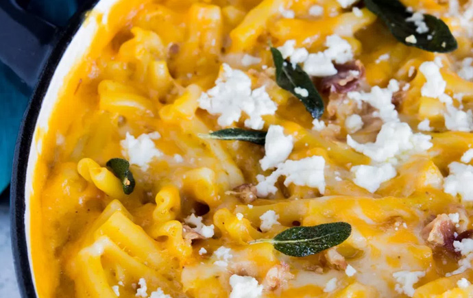 Butternut Squash Macaroni and Cheese