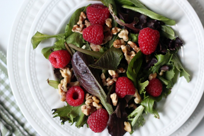 Raspberry Walnut Winter Salad Recipe