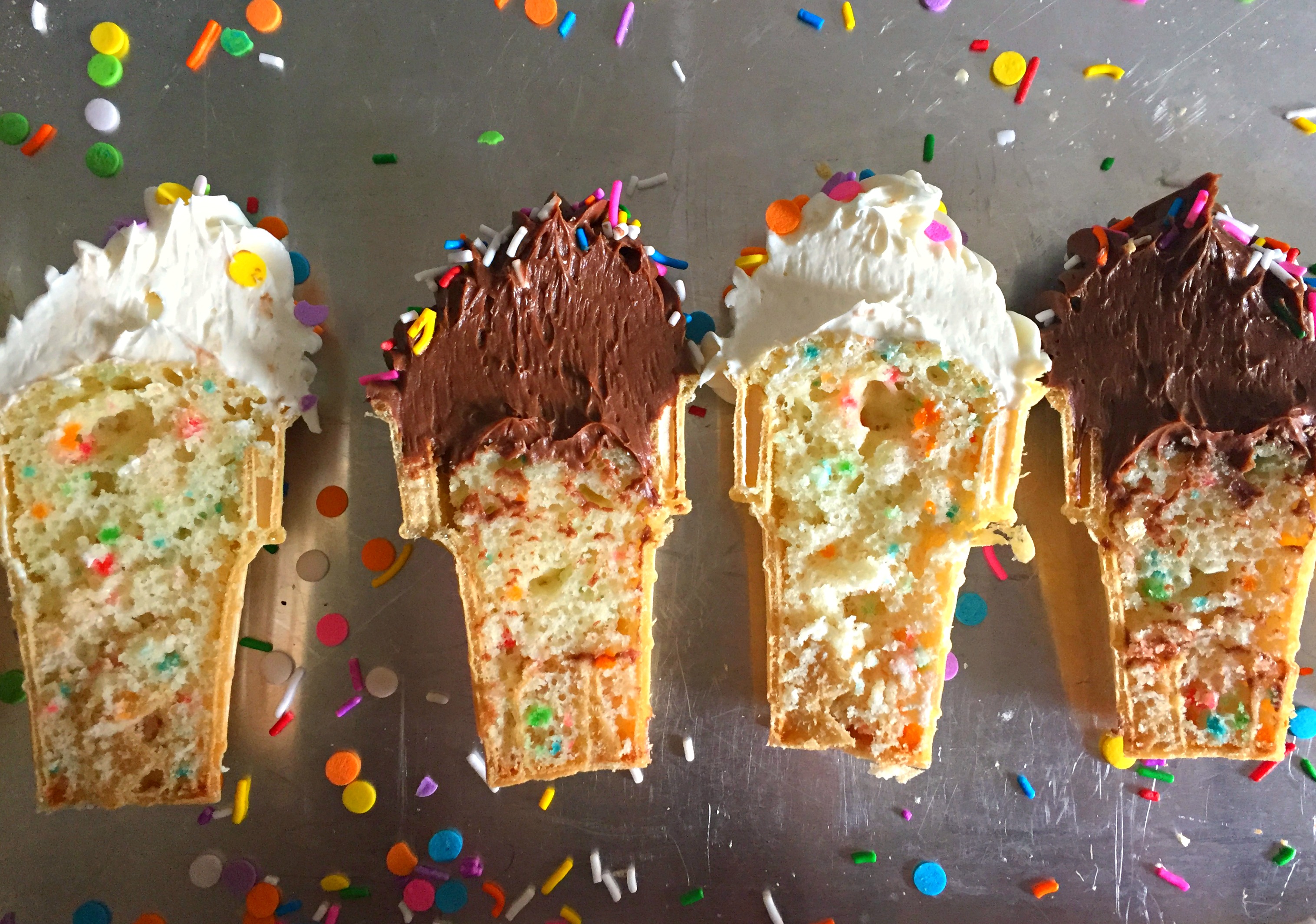 how to make ice cream cone cupcakes