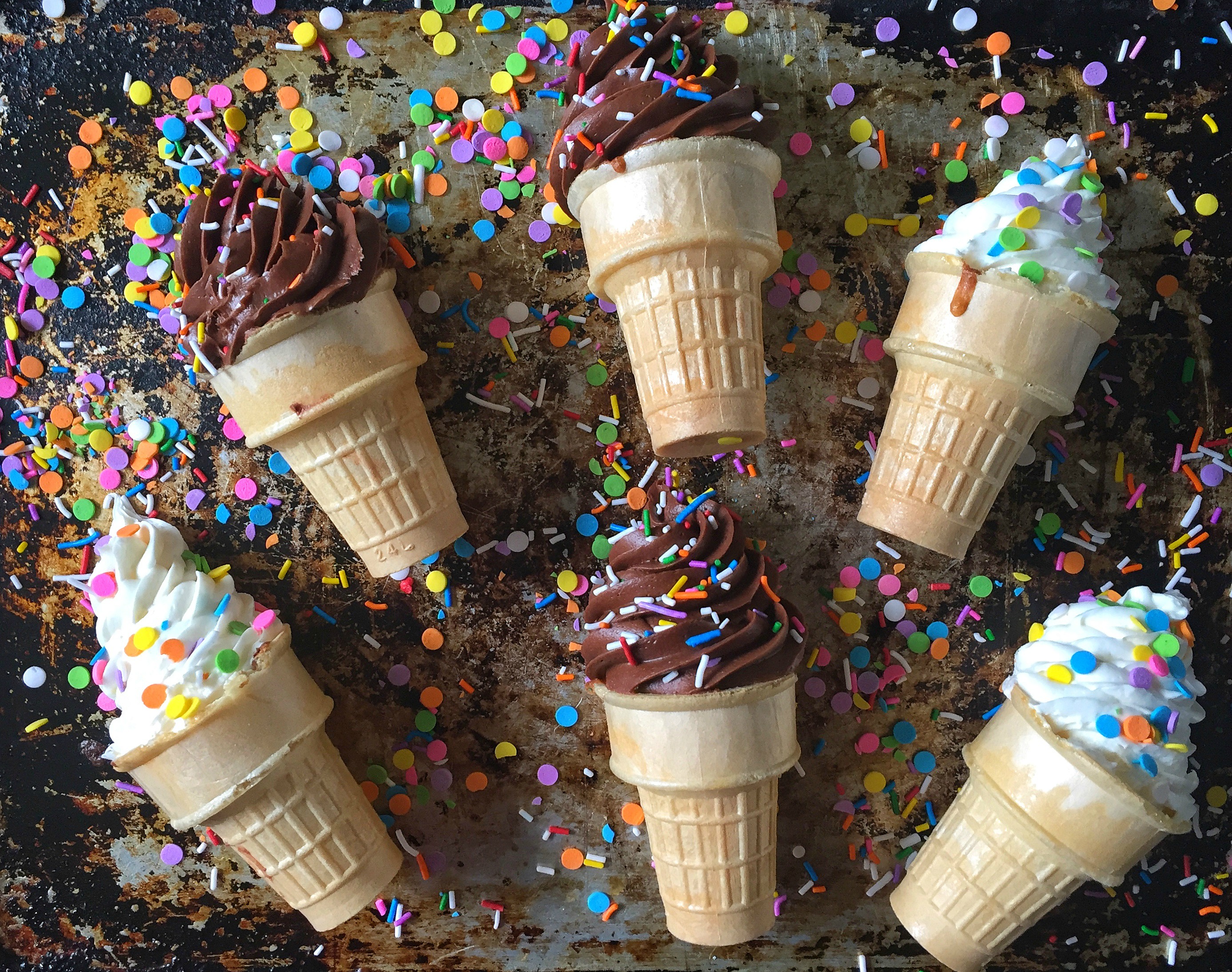 how to make ice cream cone cupcakes