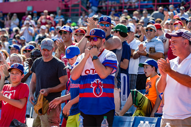 There's Fun for the Whole Family at an Ottawa Champions Baseball Game