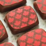 Maple Leaf printed chocolates