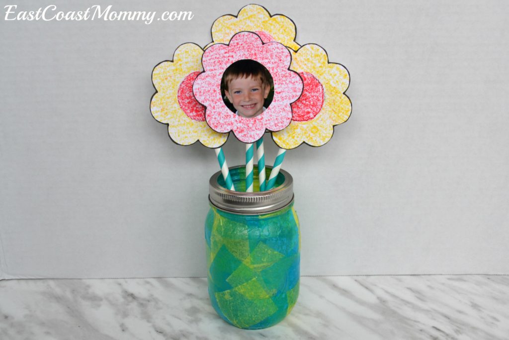 mason jar vase craft