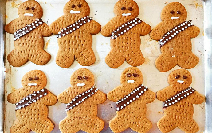 how to make Star Wars Wookiee Cookies