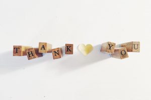 Giving thanks