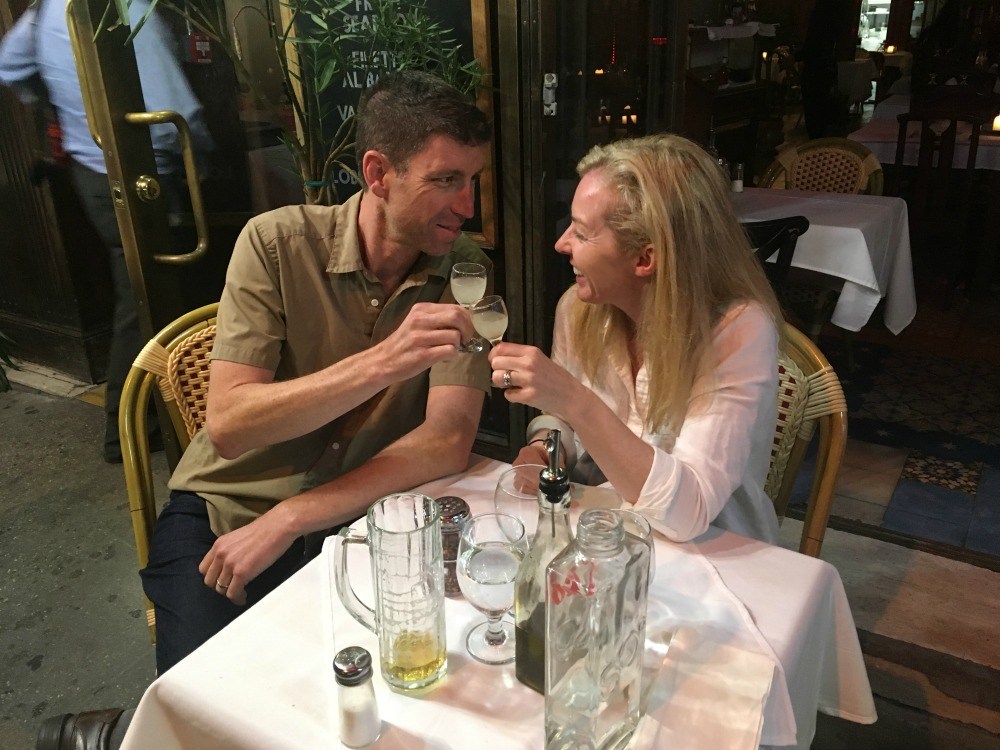 couple-toasting-in-Little-Italy married date