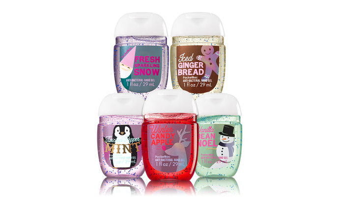 5 pack of PocketBac Hand Sanitizer and Clip on Holders