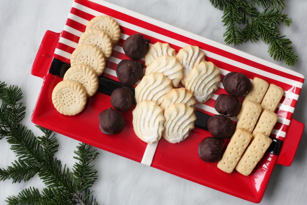 Holiday Cookies on a Platter