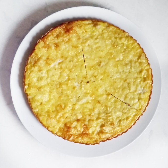 Potato Cheese omlette (oven baked) via www.parentclub.ca