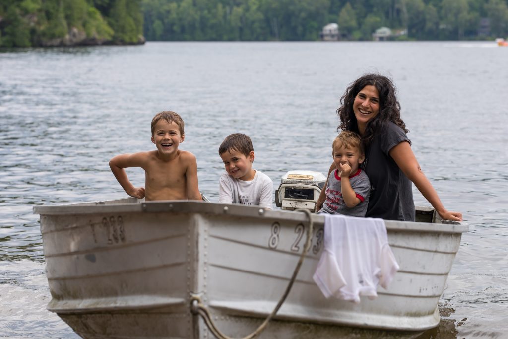 family vacation at a cottage