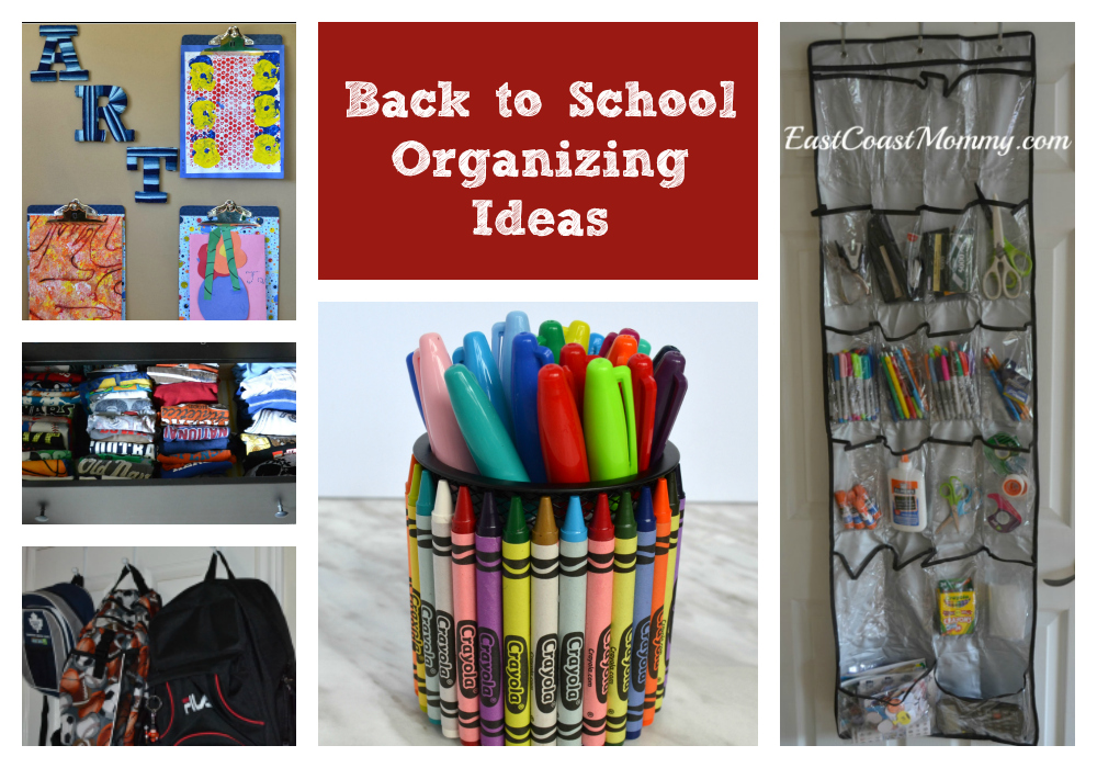 back to school organizing ideas