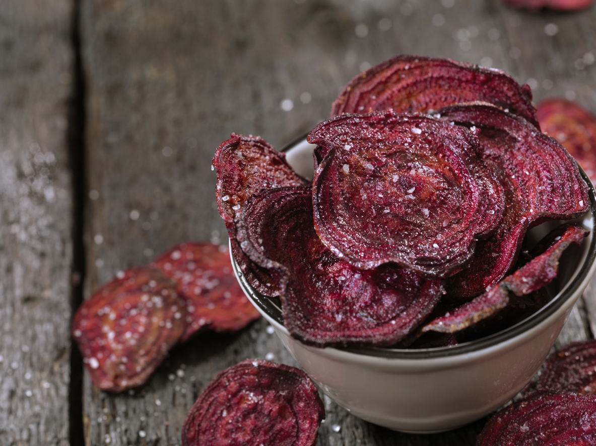 OvenRoasted Beet Chips SavvyMom