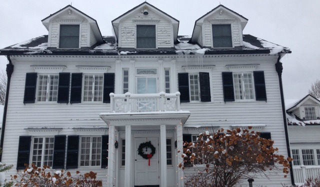 Billings Estate National Historic Site building where they have Christmas Tea