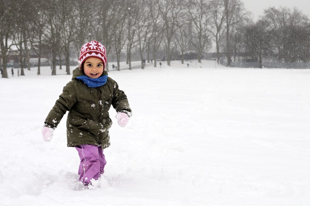 Toddler in Winter