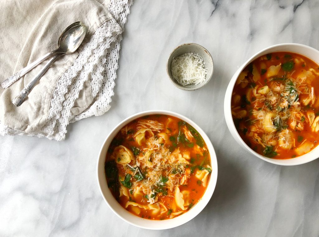 Instant Pot Tuscan Tortellini Soup 1