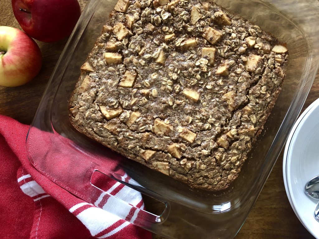 Apple & Peanut Butter Baked Oatmeal Recipe Apple & Peanut Butter Baked Oatmeal Recipe