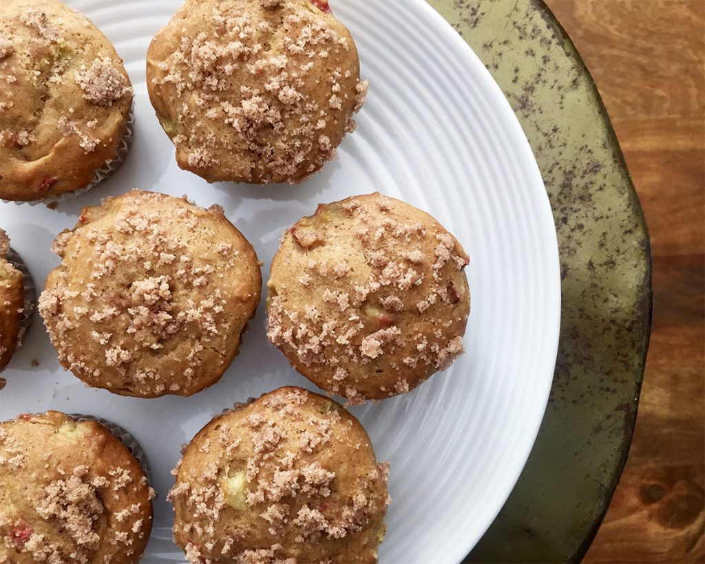 Rhubarb Muffins