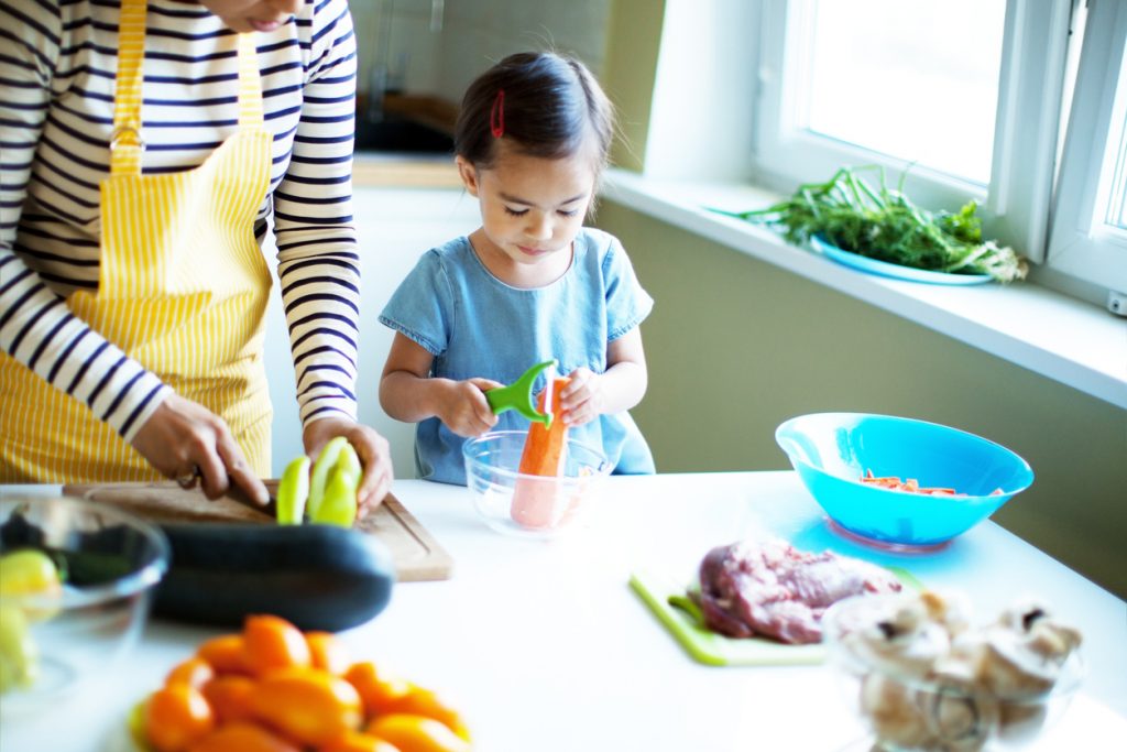 Age appropriate cooking tasks for kids