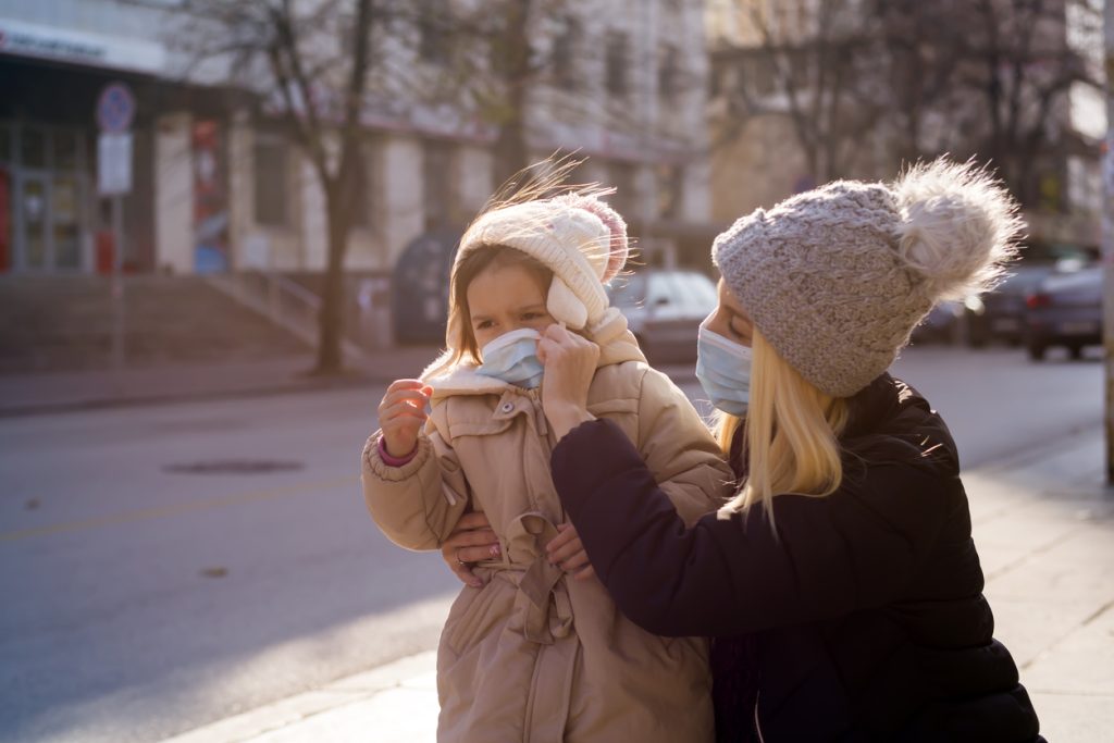 A young mother and her little daughter How to Help Kids Manage Anxiety During the Pandemic - SavvyMom