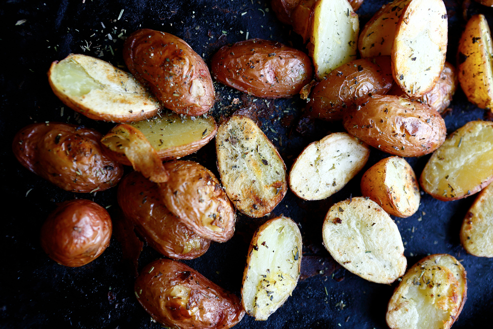 Best roasted potatoes, lemon and herb potatoes, side dish