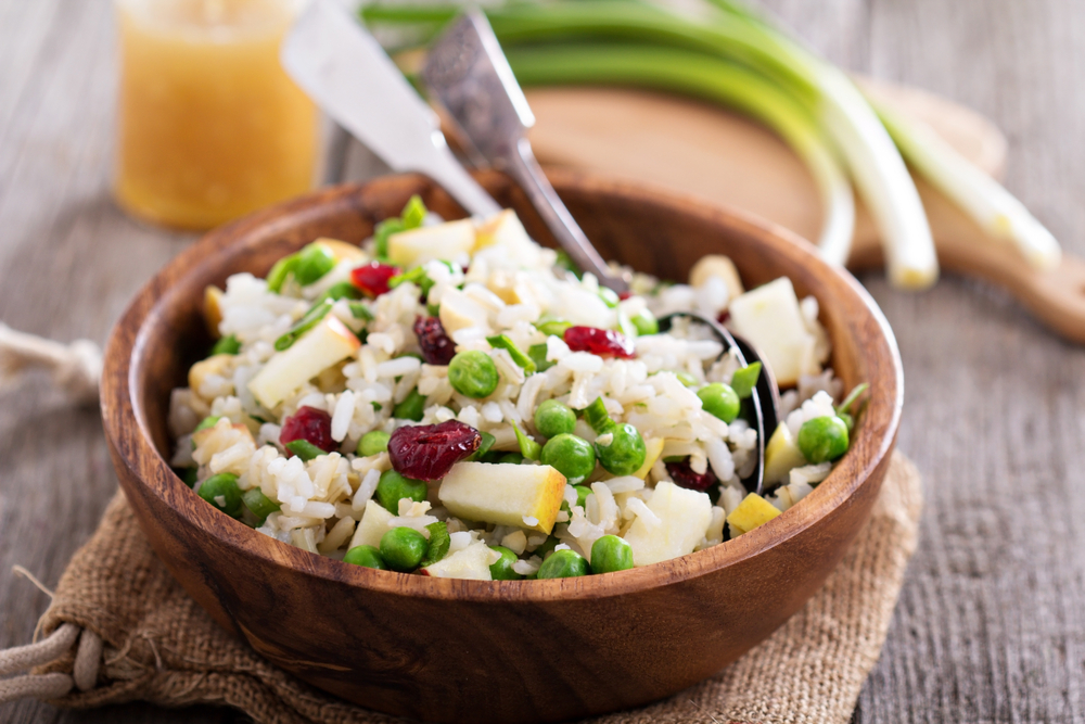 Cranberry, apple and brie rice salad - SavvyMom