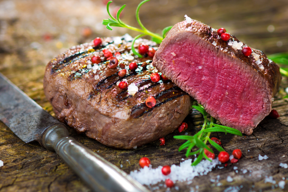 Pink Peppercorn Crusted beef tenderloin