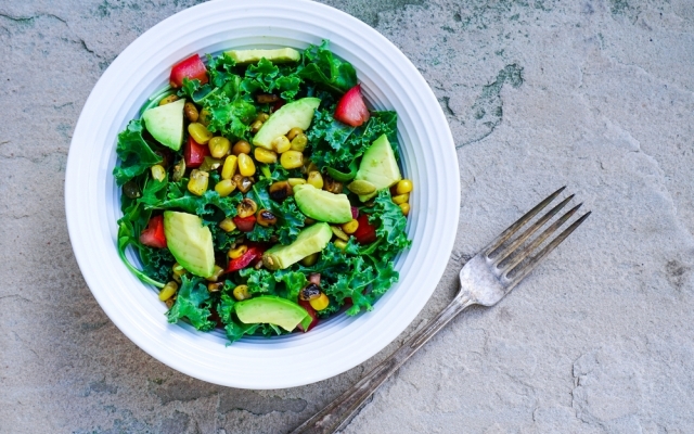 summer side kale salad