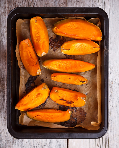 Winter Side Dish Ideas - Roasted Pumpkin