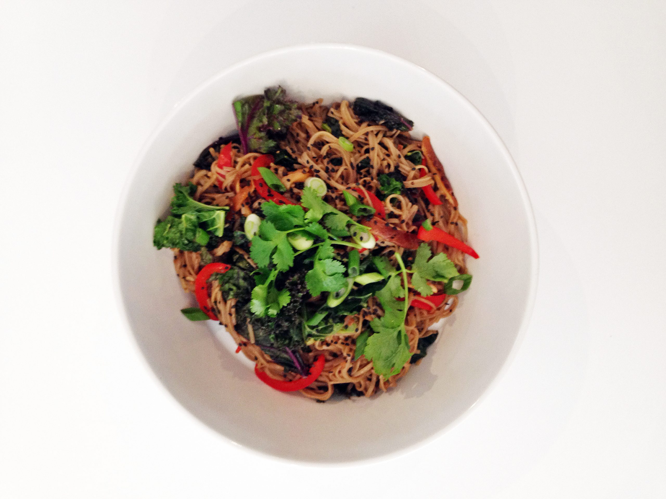 Kale and Sesame Soba Noodle Salad Recipe - SavvyMom
