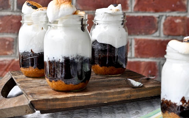 S'mores cake in a jar, How Sweet It is