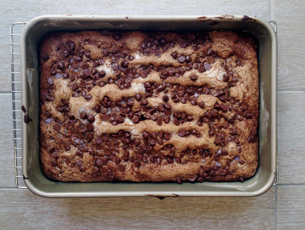 Greek Yogurt-Spiked Chocolate Chip Cake Recipe - SavvyMom