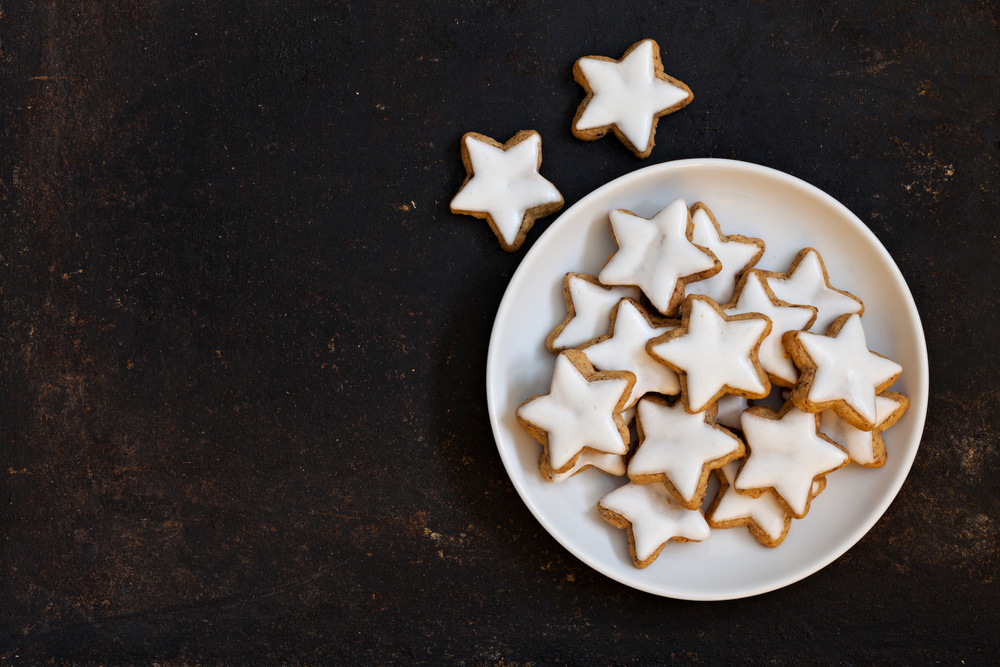 Iced Gingerbread Stars