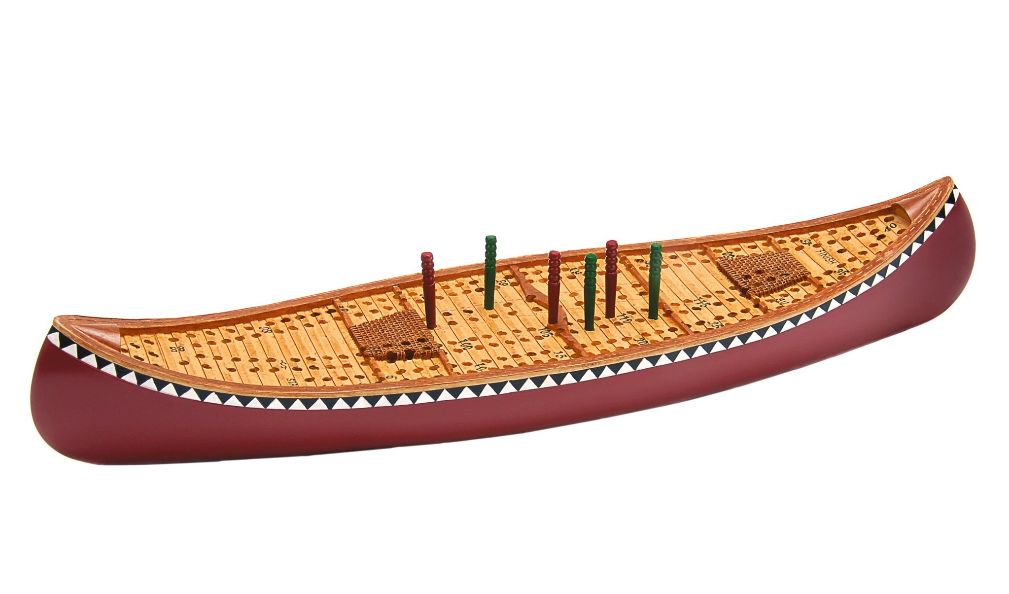 Gifts for the Cottage - Canoe Cribbage Board