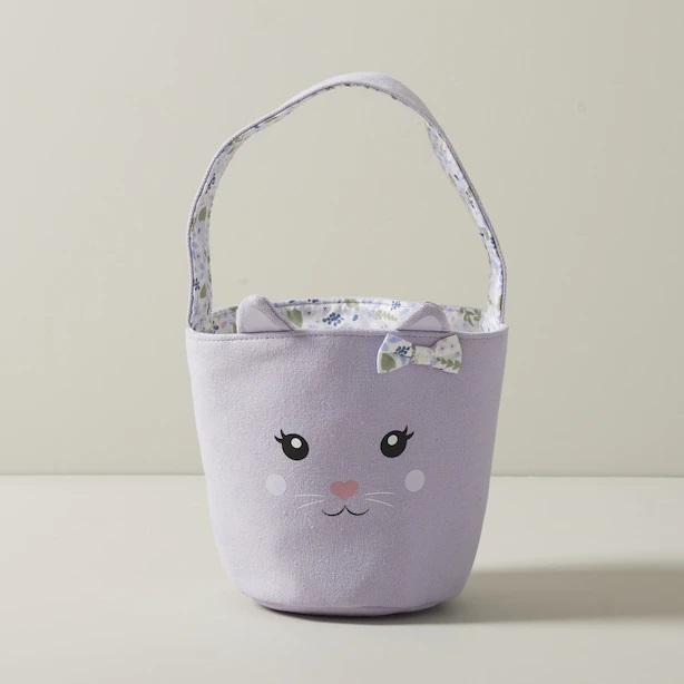 Easter Goodies That Aren't Chocolate - Canvas Easter Basket - Savvy